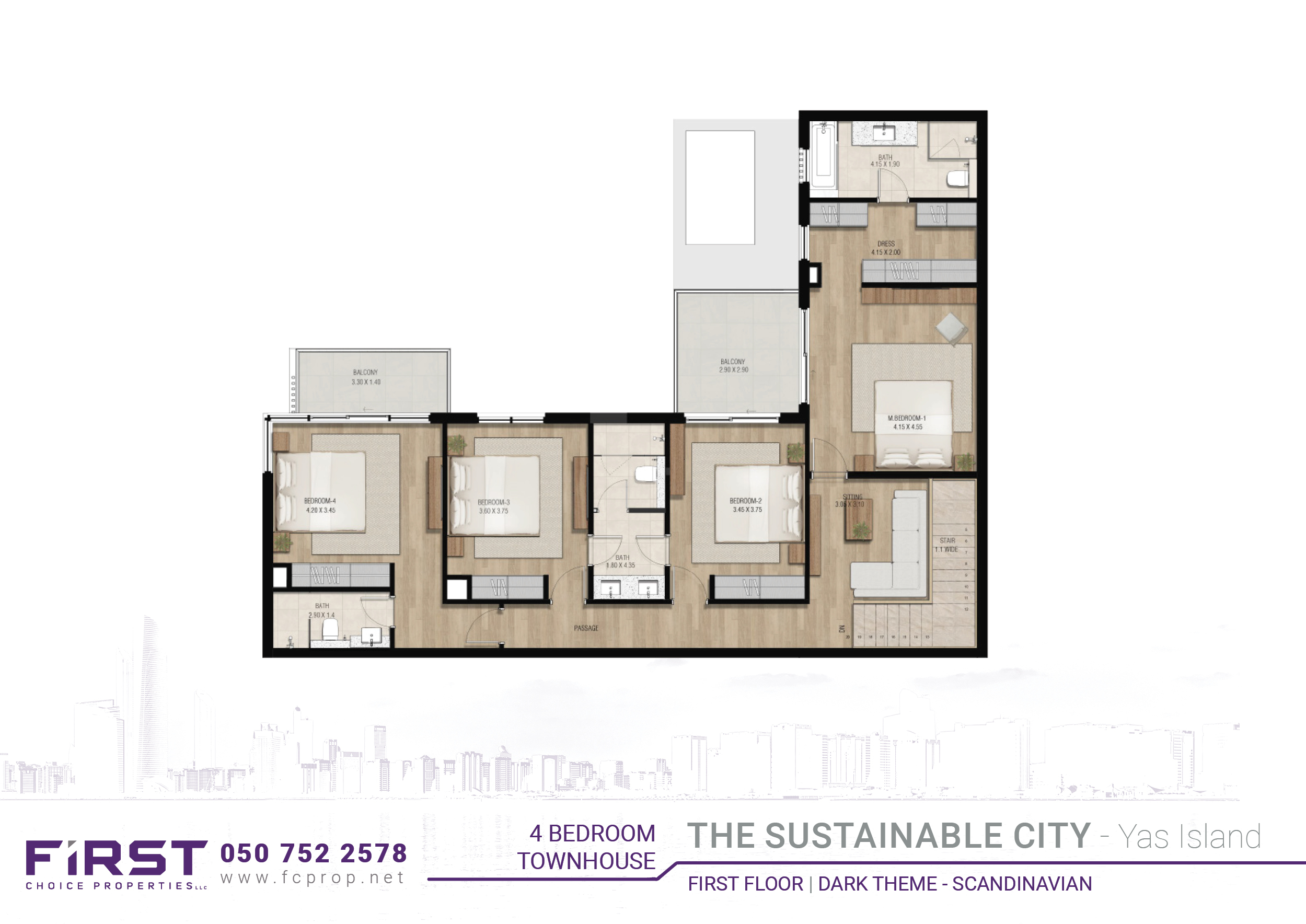 SUSTAINABLE CITY FLOOR PLAN  - 4 Bedroom Townhouse - First Floor.jpg