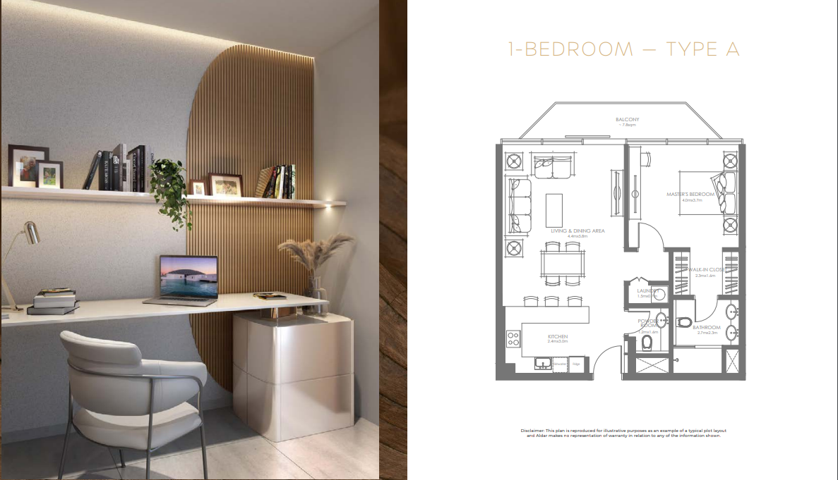 Floor Plan 1 Bedroom - Type A.PNG