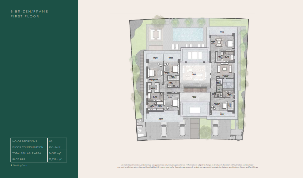 Floor Plan 6 BR Villa Zen - Frame - First Floor.PNG