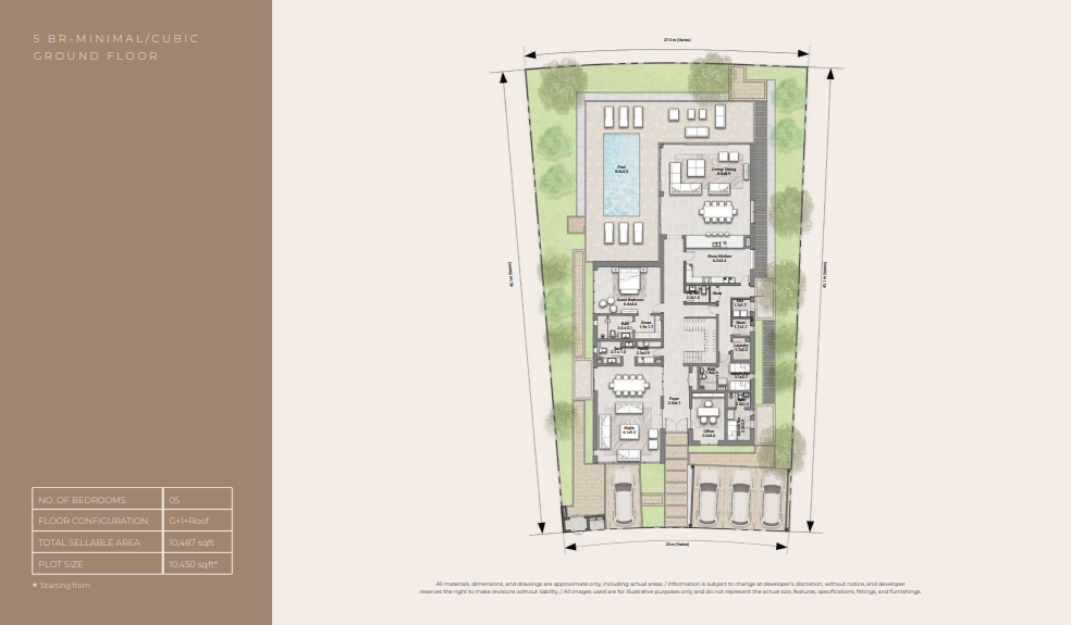 Floor Plan 5 Bedroom Villa - Minimal - CUBIC - GROUND FLOOR.PNG