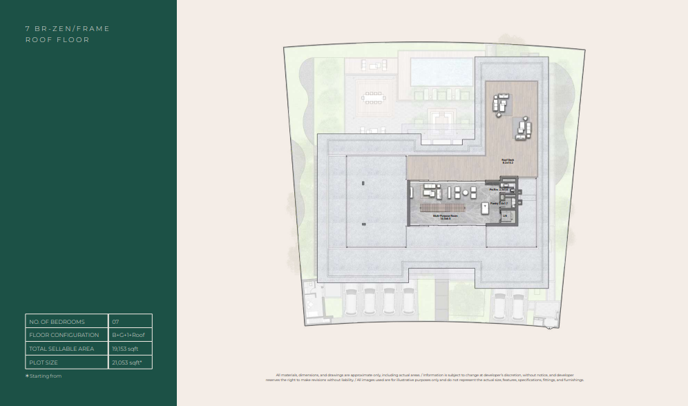 Floor Plan 7 BR Villa Zen - Roof Floor.PNG