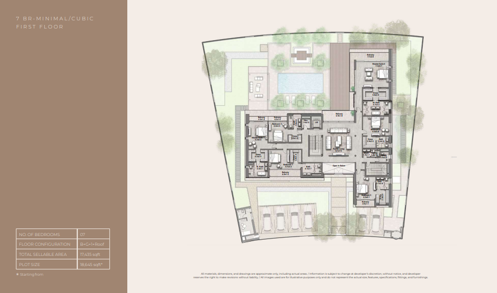 Floor Plan 7 Bedroom Villa - Minimal - CUBIC - First Floor.PNG